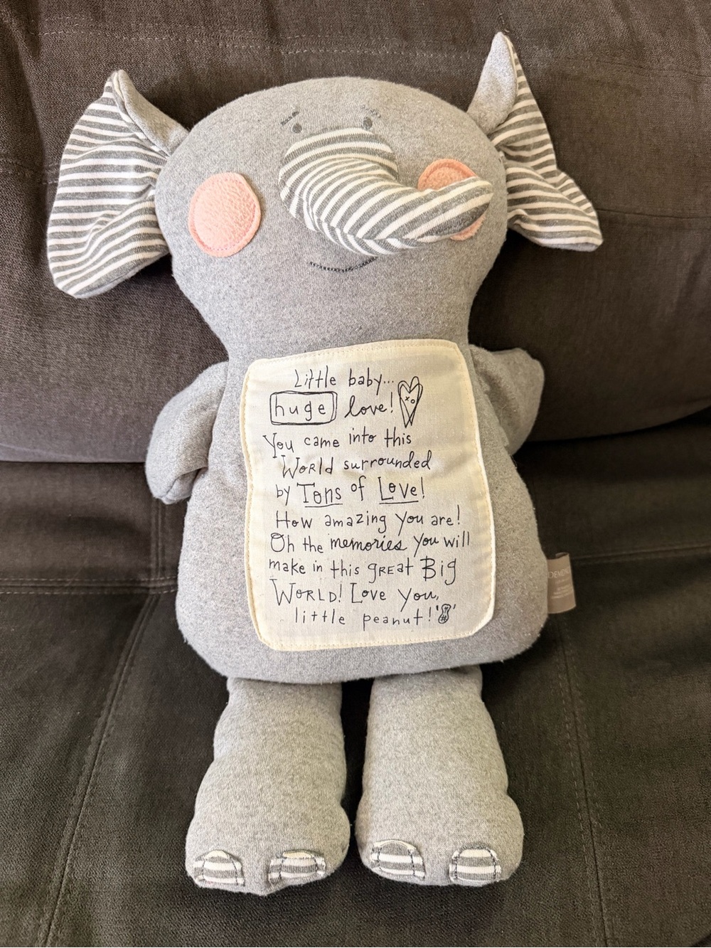 Demdaco Tons of Love Elephant